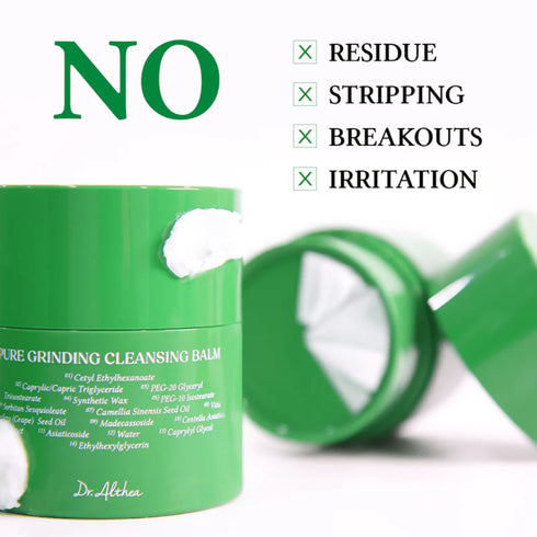 Curățare dublă de lux cu Dr. Althea Pure Grinding Balm – eficient împotriva SPF-ului, machiajului rezistent și poluării urbane. wowskin.ro
